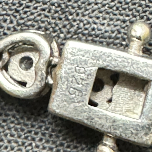 .55 ct. t.w. Diamond Heart Tennis Bracelet in Sterling Silver 8” - Picture 10 of 11